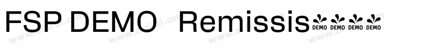 FSP DEMO   Remissis字体转换